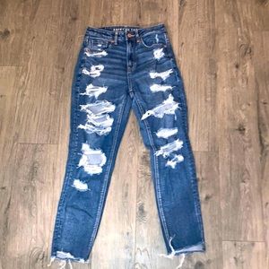 American eagle jeans!!! Mom jeans!!